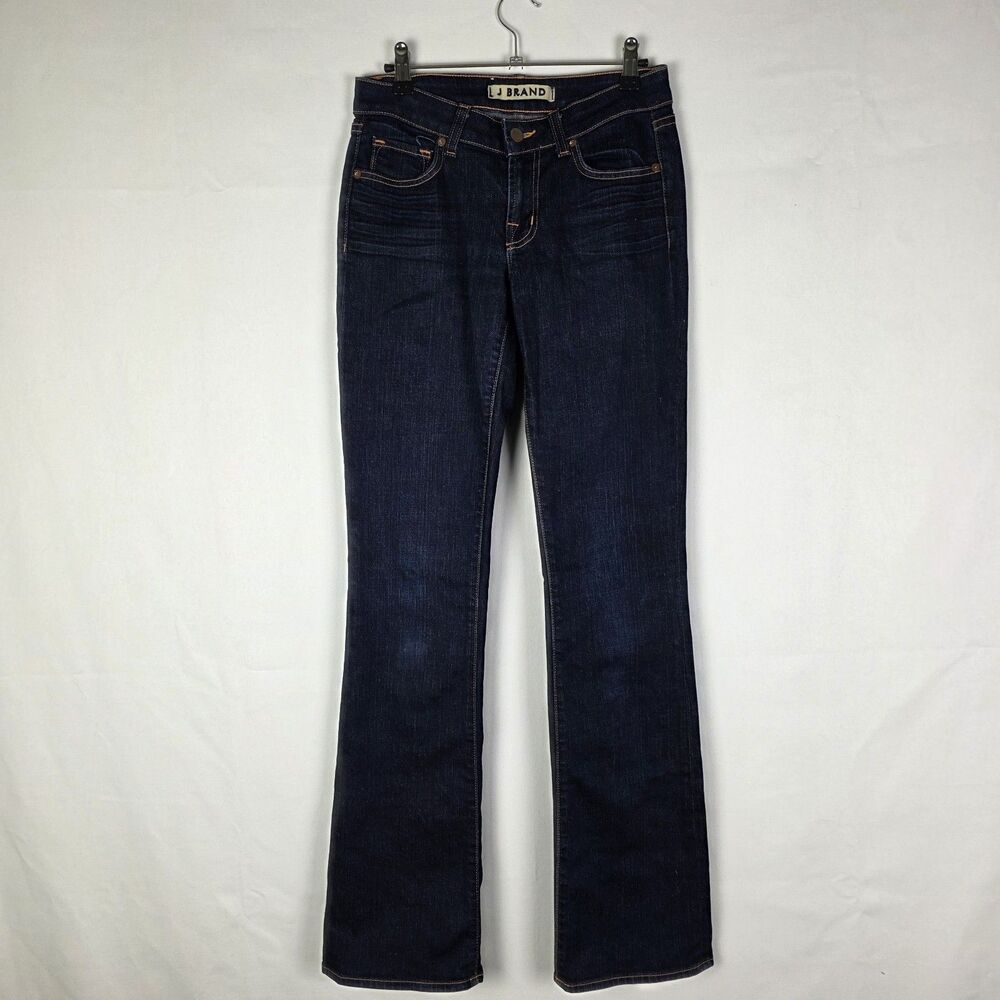 J Brand Scarlett Bootcut Jeans Size 27 Women Mid-Rise Stretch Dark Wash USA Made